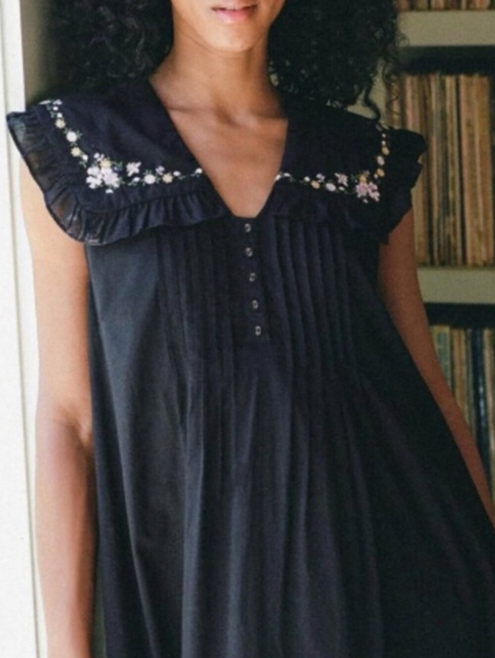 Christy Dawn The Carolina Dress In Night Embroider M